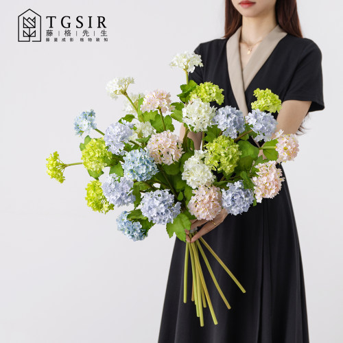 仿真无尽夏绣球花新娘花