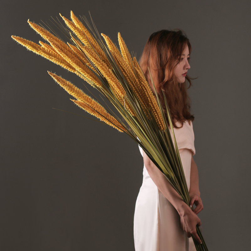 新款谷穗仿真花客厅大件稻谷麦子