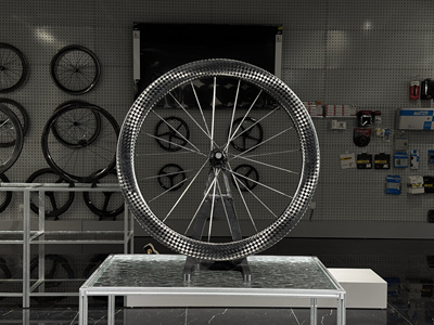 H2He碳纤维轮组700C公路自行车真空碟刹桶轴开口