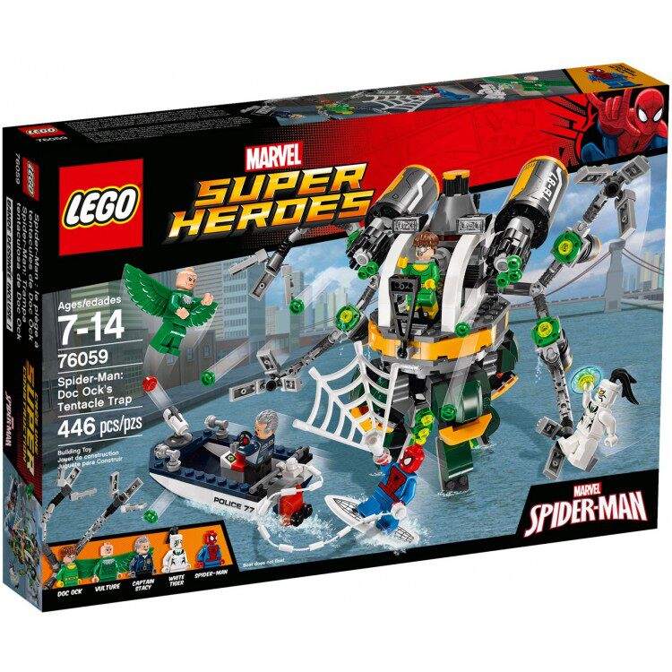 乐高LEGO 76059漫威超级英雄蜘蛛侠章鱼博士之战2016儿童智力玩具