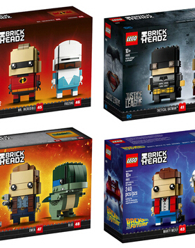 乐高41610蝙蝠侠超人41611回到未来41613超能先生41614侏罗纪拼接