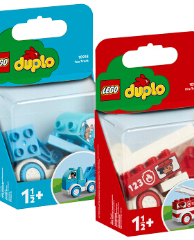 乐高LEGO 得宝系列10917消防车10918拖车大颗粒玩具儿童智力积木