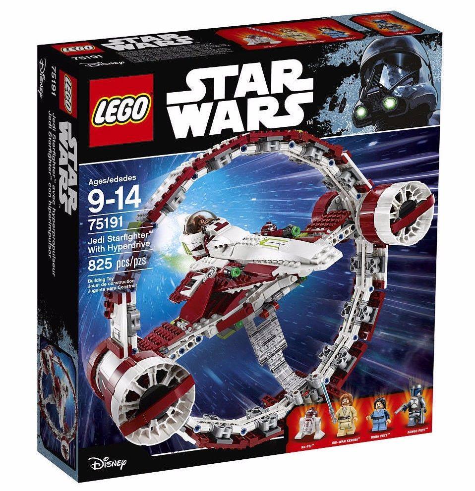 乐高lego 75191 星球大战系列 超光速绝地武士战机2017款智力玩具