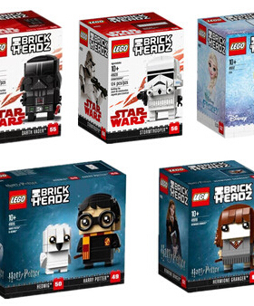 乐高LEGO 41615 41616 41617 41618 41619 41620砖头方头人仔2018