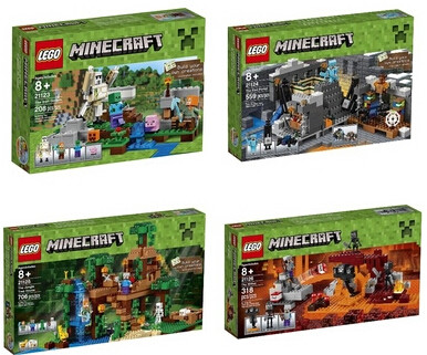 乐高lego 我的世界21123 21124 21125 21126儿童智力玩具2016款