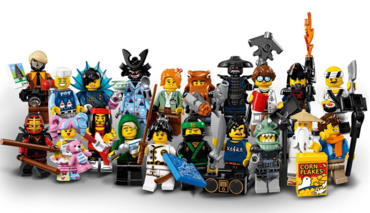 乐高lego 幻影忍者71019 一套20个 一箱60个抽抽乐人仔智力玩具