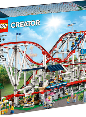 乐高LEGO 10261创意系列积木玩具 游乐场过山车2018款智力儿童