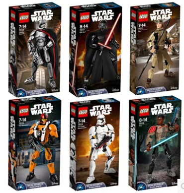 乐高lego 星战人偶75113/75114/75115/75116/75117/75118智力玩具