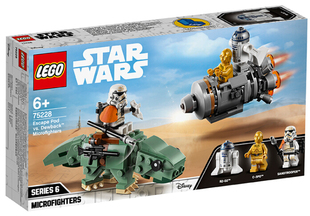 LEGO乐高  75228星球大战 巨蜥侦察兵和机器人逃生舱益智2019款