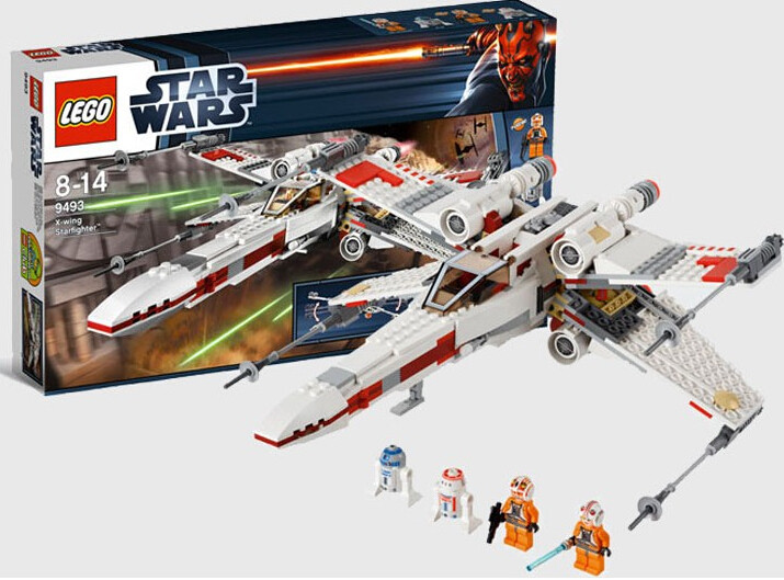乐高lego  9493星球大战系列x翼星际战机 儿童智力玩具拼接