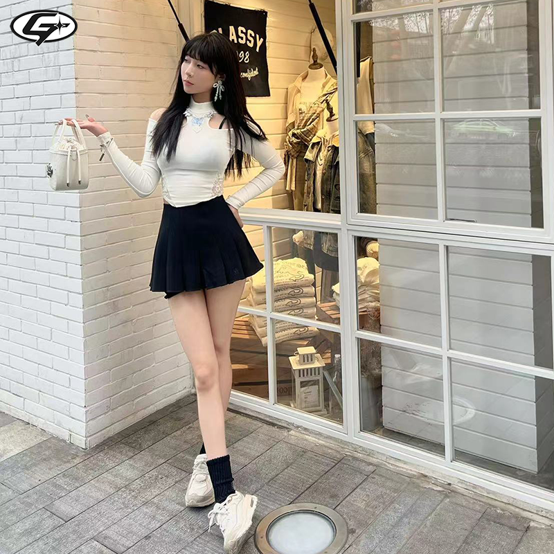 1JINNSTUDIO镂空设计半身裙套装