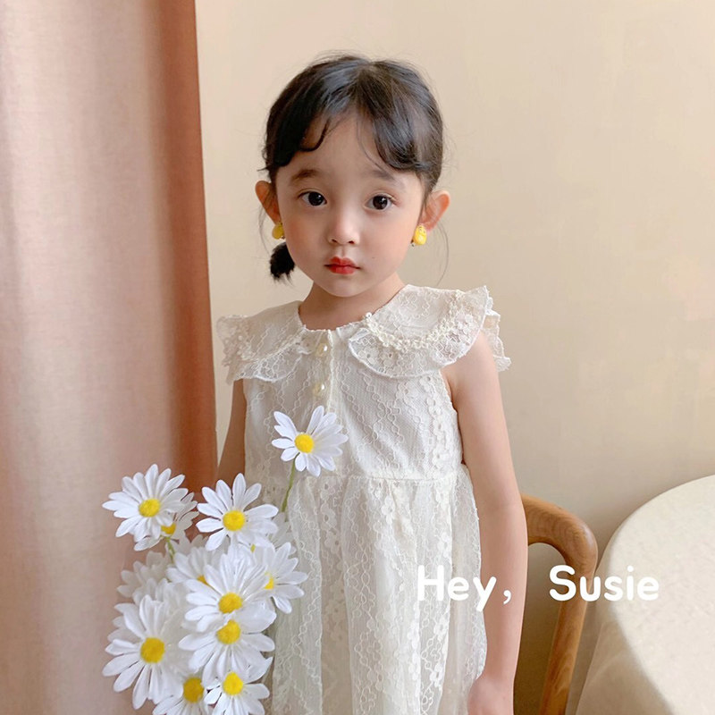 苏西小童女孩蕾丝公主裙