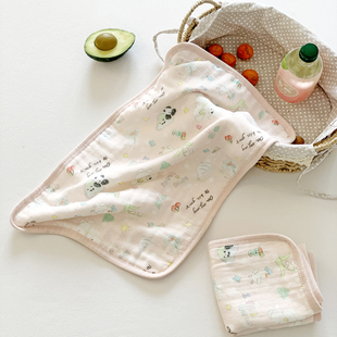 新生婴儿拍嗝巾纱布长方形纱布巾拍嗝垫肩巾竹棉超软云片枕