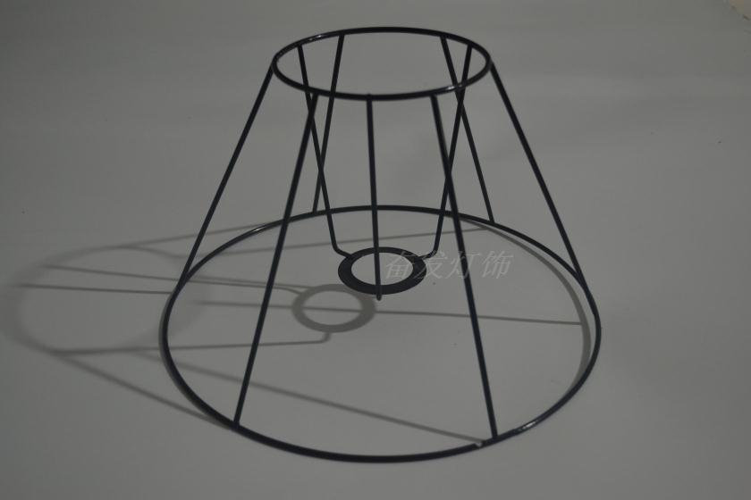 灯饰铁架五金diy锥型配件连体
