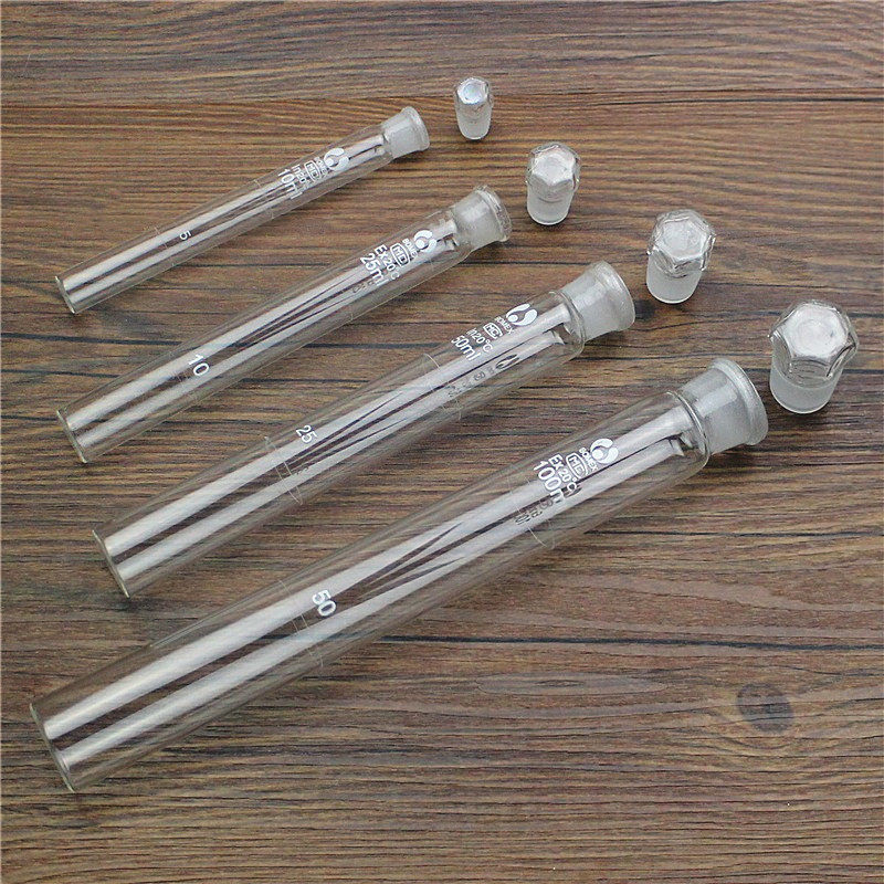 天玻具塞比色管10-100ml试管玻璃图片