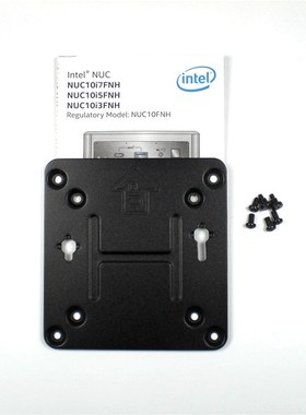 原装 英特尔NUC10代11代13代正方迷你主机显示器背面VESA安装支架
