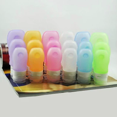 Прозрачная силиконовая бутылка для путешествий из ПВХ, тара, 1 шт, комплект