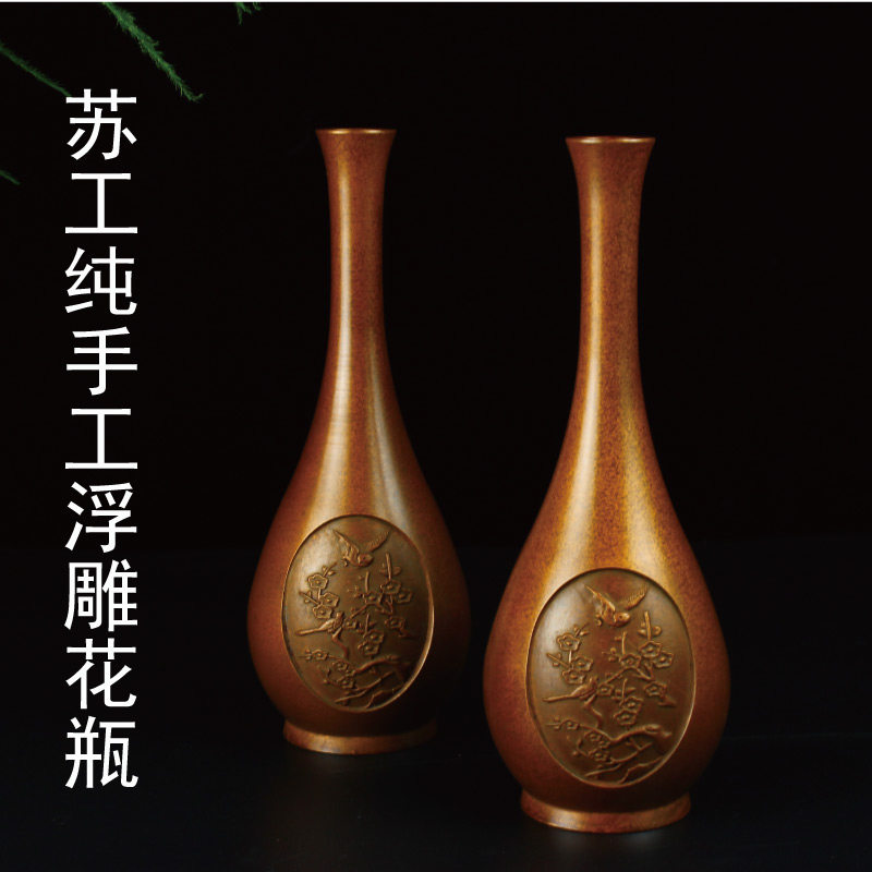 【一言堂】铜香炉纯铜 小号纯铜香炉 雪花金香炉 仿古宣德炉