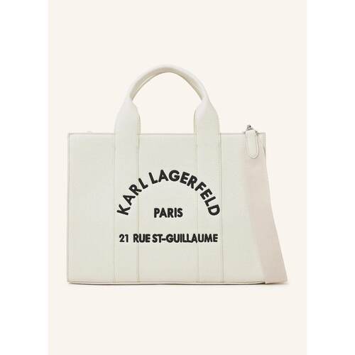 欧洲代购Karl Lagerfeld女士手拿包顶部拉链闭合可拆卸肩带黑色