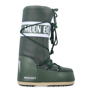 代购 BOOT女士雪地靴防水防泼水轻便耐磨损PVC后跟织带绑带 MOON