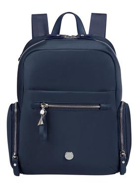 代购Samsonite新秀丽双肩包女士轻便多功能时尚实用蓝色拉链设计