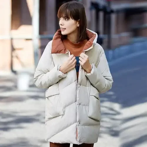 马威女 羽绒服女长款