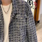 204-JK51-P55春季韩版气质百搭宽松中长款休闲男长袖衬衫上衣潮，男装衬衫，星座204