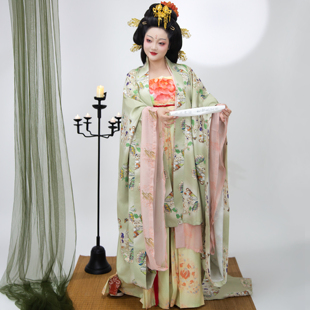 【两相欢】京渝堂旗下【唐本俑】晚唐五代汉服大袖衫抹胸三涧裙