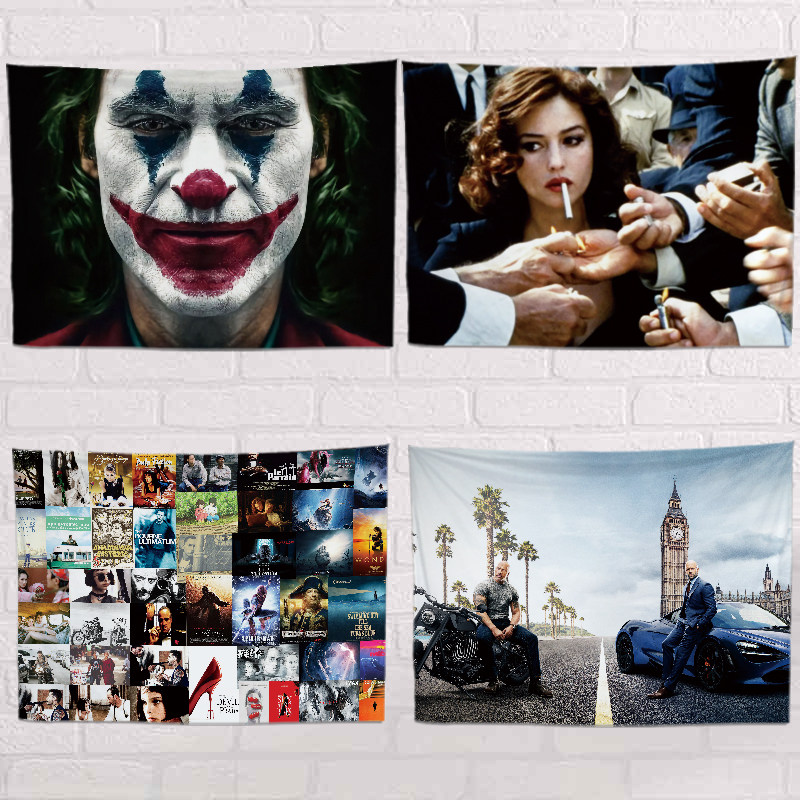 西西里的美丽传说电影海报挂布小丑背景布卧室床头出租屋布置墙布