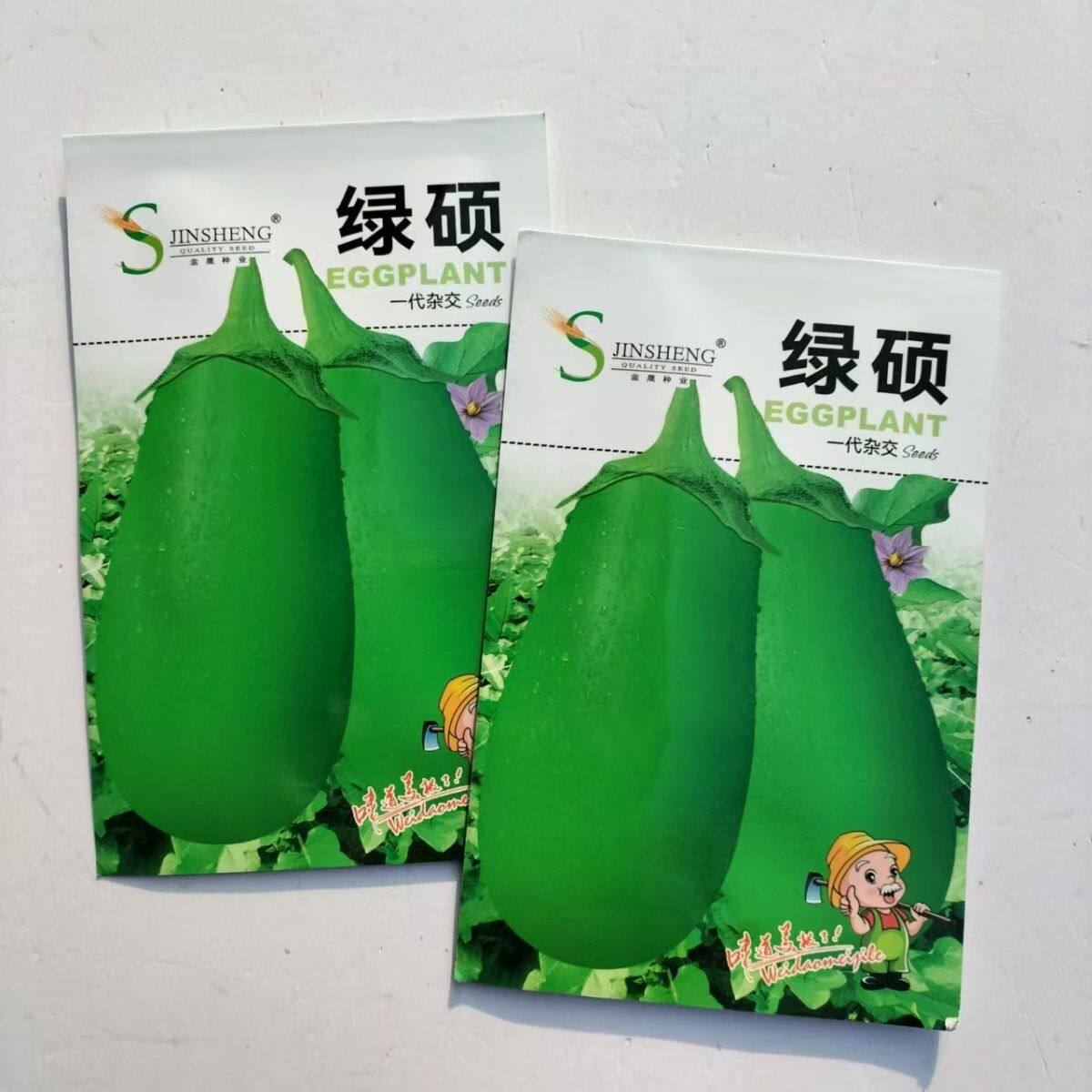 绿茄种子西安绿茄子种籽旱青茄高产早熟耐高温菜园阳台种菜籽四季