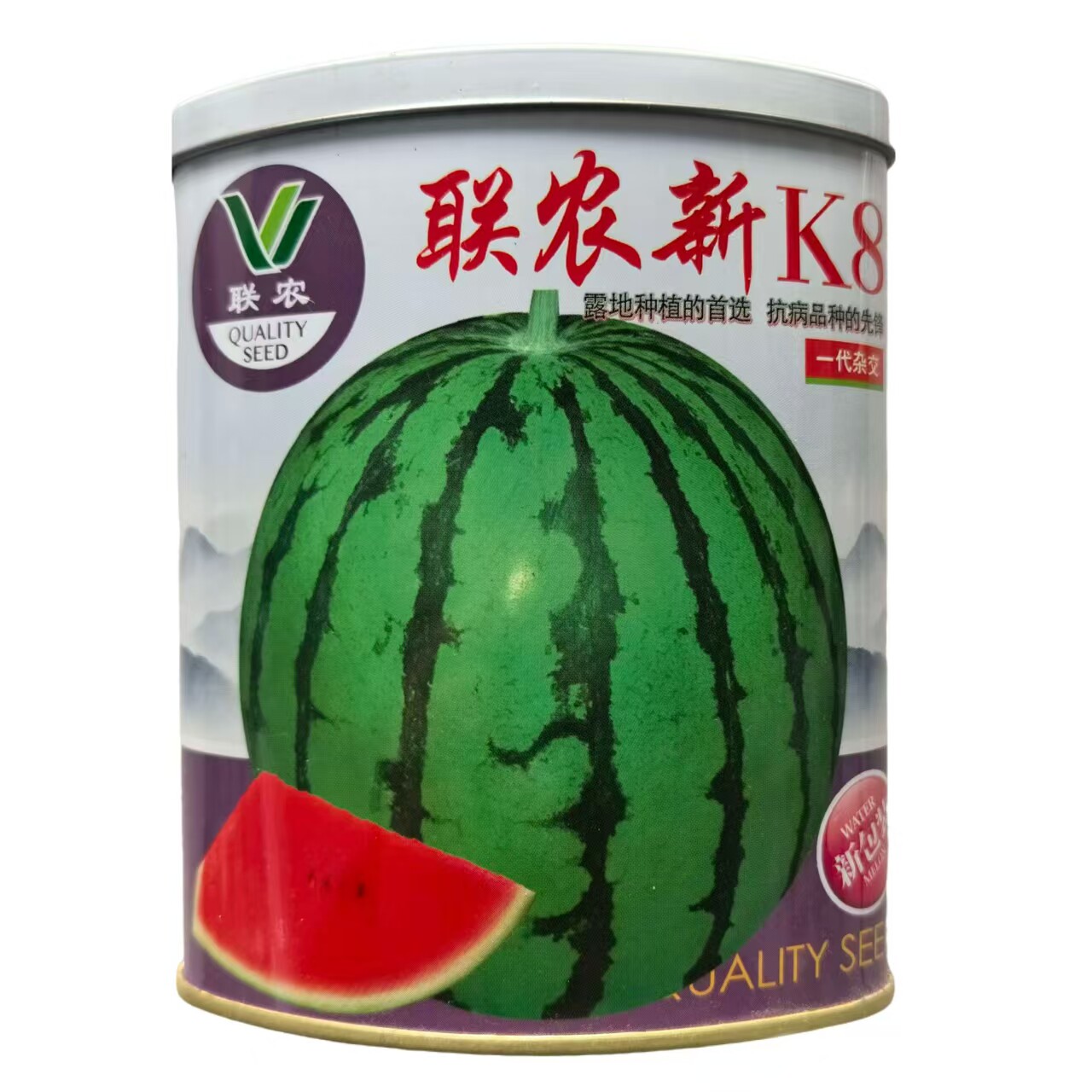 联农新k8高圆西瓜种籽水果大瓜果苗小甜脆西瓜种子蔬菜苗央西瓜籽