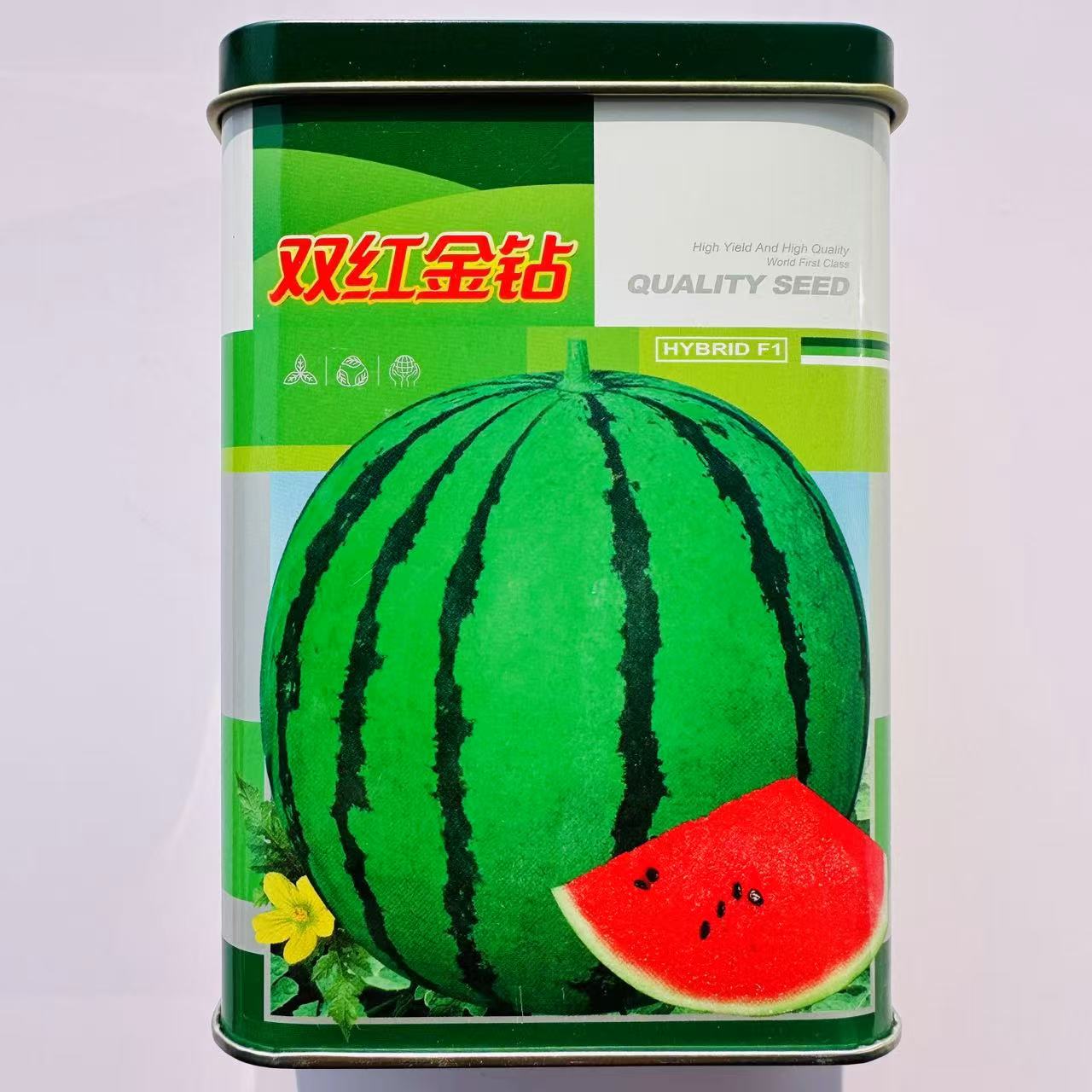 双红金钻西瓜种子特大果超甜西瓜种籽皮薄高产耐旱大红瓤西瓜种子