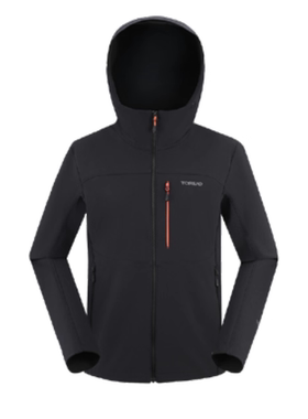 探路者软壳衣2025秋冬户外防风连帽夹克外套女TAEEAN91053/92054