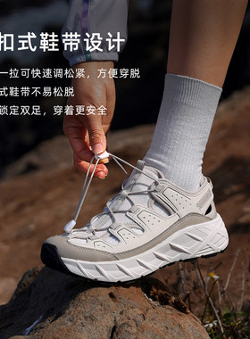 探路者徒步鞋男女情侣春夏户外透气防滑轻便休闲鞋TFAABN81783
