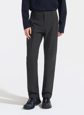 探路者软壳裤男25秋冬户外防风加绒保暖徒步男裤TAMMAN91085-G01X