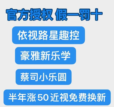 新乐学防控镜片豪雅多点离焦