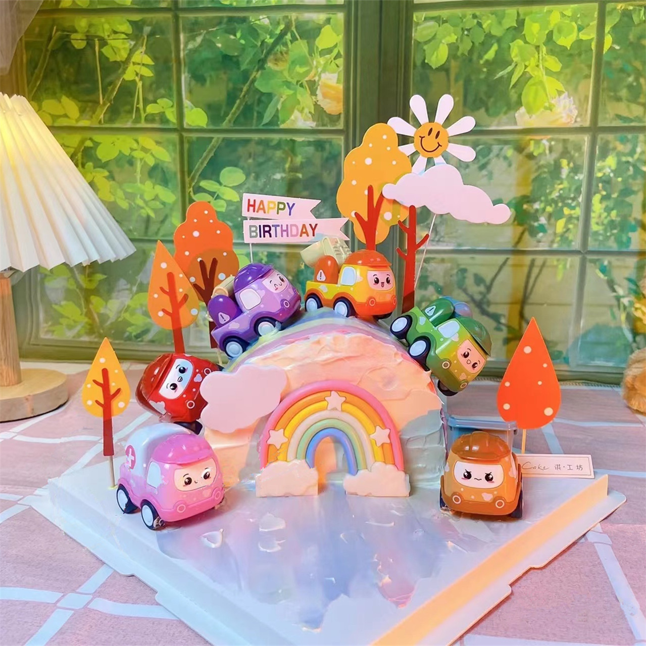 烘焙蛋糕装饰城市建设卡通回力小汽车儿童玩具摆件男孩生日装扮,节庆用品/礼品,节日装扮用品,淘宝优惠券,粉丝福利购,淘宝优惠卷