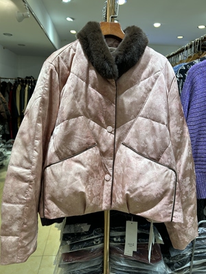 新中式国风提花羽绒服女短款2025新款冬装超好看洋气独特别致外套