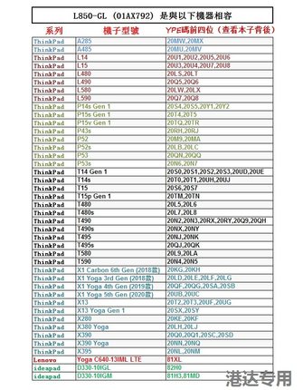 Thinkpad T480 T480S T490 T495S T590 4G模块 L850-GL全网通WWAN
