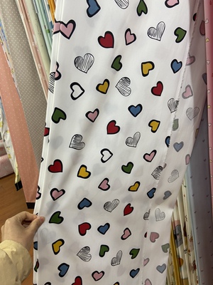 贡缎碎花全棉纯棉布艺布料儿童幼儿园床品定制定做A类无荧光1.6幅