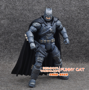 重甲蝙蝠侠大战超人 superman 阿甘骑士 可动人偶玩具模型手办