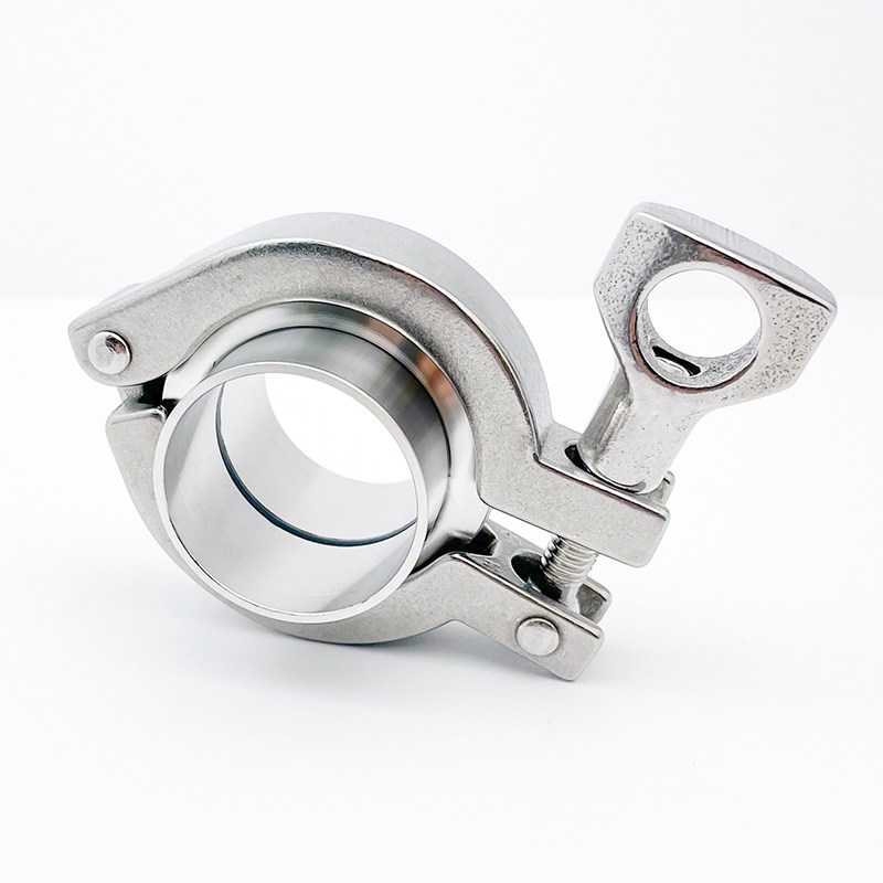 304卡箍套装卫生级快装接头不锈钢精铸抱箍卡盘卡扣端头接头