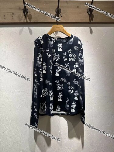 伊甸园initial国内正品代购24春款女装长袖T恤24STTFMCVV519-780
