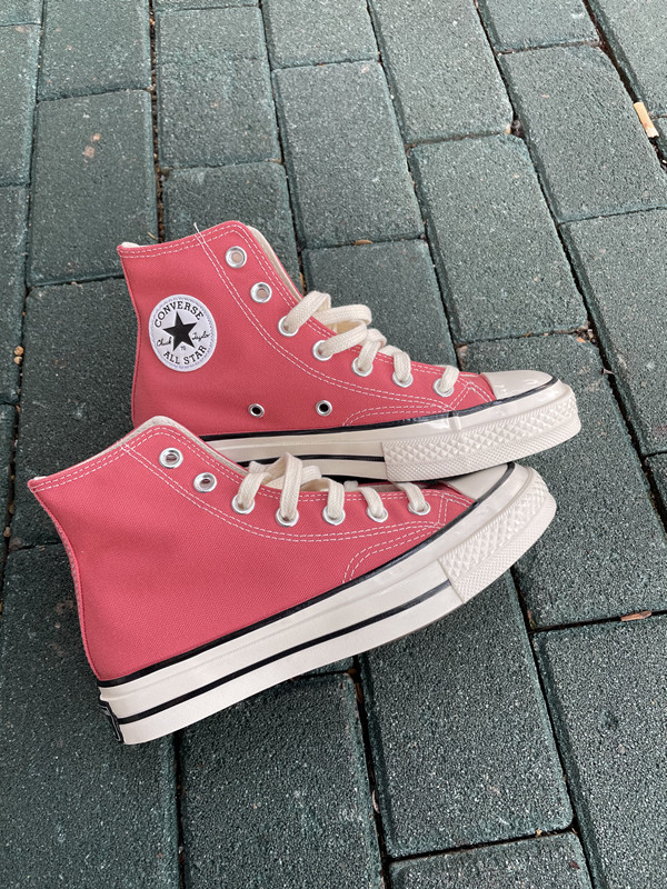 正品converse/匡威1970s蜜桃粉高帮三星标休闲帆布鞋170790c