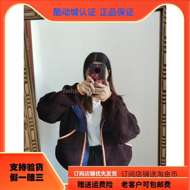 匡威休闲短款连帽外套夹克女