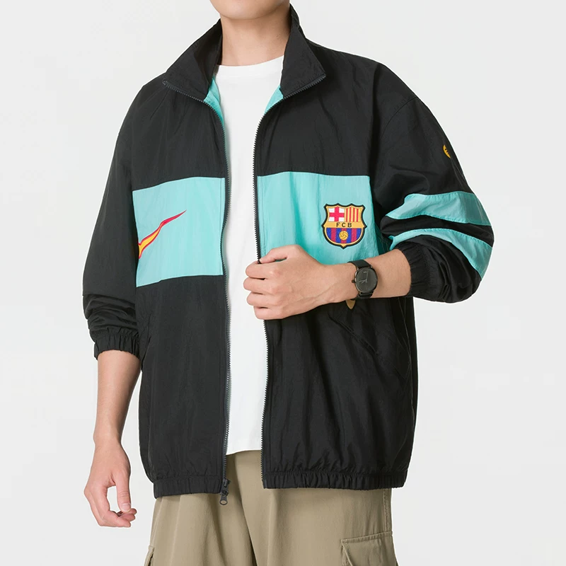 NIKE耐克男装外套秋季新款足球训练运动服梭织立领夹克IO4327-010
