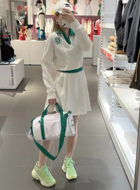 女子长袖连衣裙运动休闲
