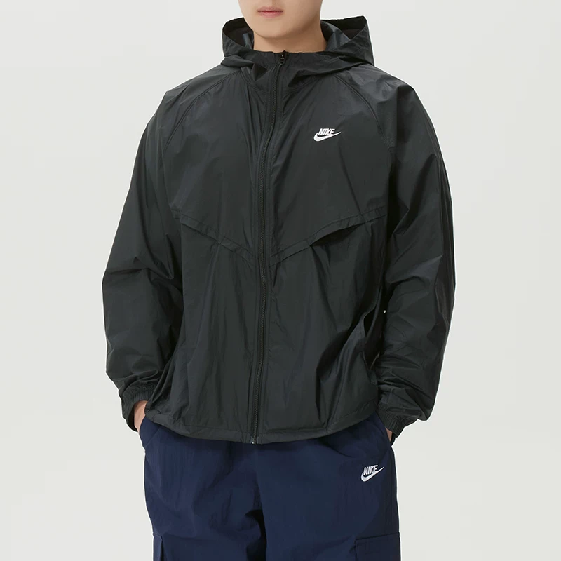 耐克男装款运动服跑步健身休闲梭织衣夹克外套IO9628-010