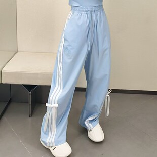 夏季 正品 adidas阿迪达斯女子长款 休闲运动长裤 子KR8706 裤