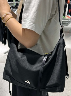 正品adidas阿迪达斯黑白男女运动休闲单肩包斜挎包KT0850 KT0849
